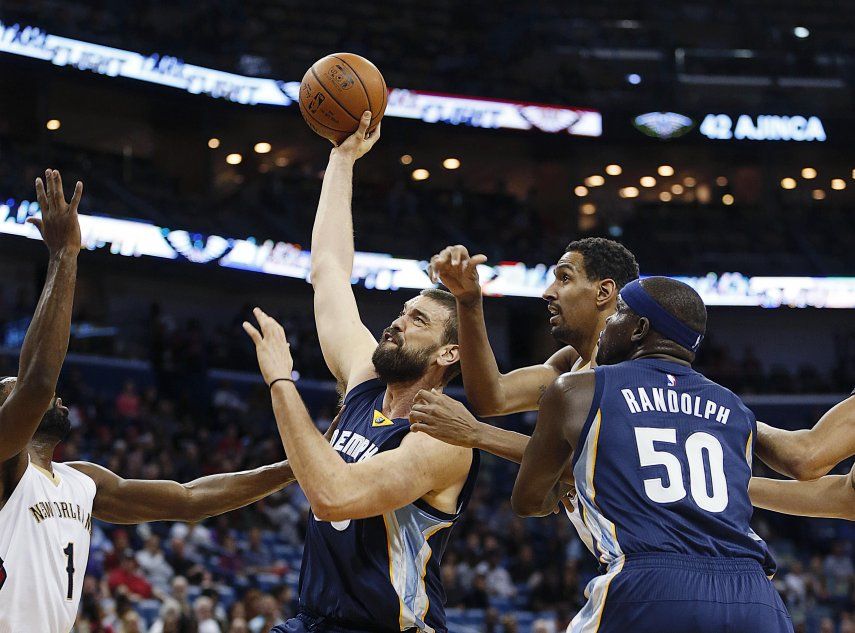 Gasol brilla con 38 puntos, Grizzlies vencen a Pelicans
