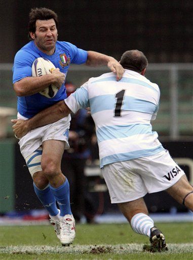 Argentina vence a Italia en test de rugby