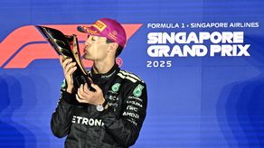 &nbsp;George Russell gana el Gran Premio de Singapur en la F1