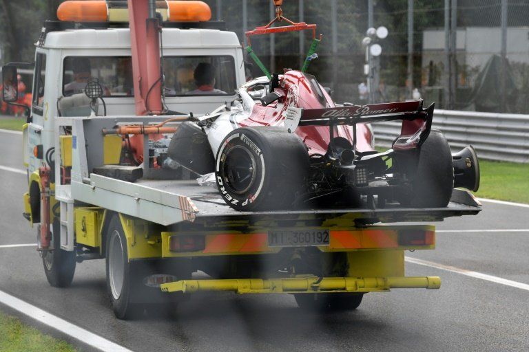 Ericsson sale indemne de un espectacular accidente en Monza