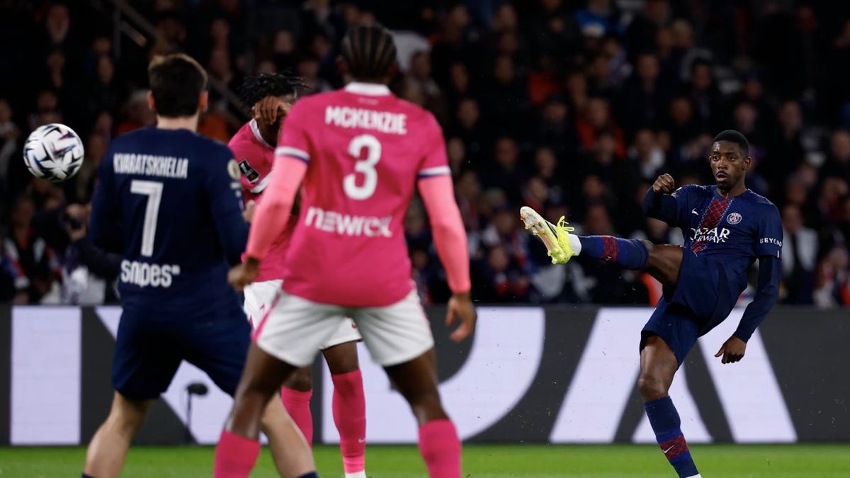 El PSG le gana al Toulouse con doblete de Ousmane Dembélé