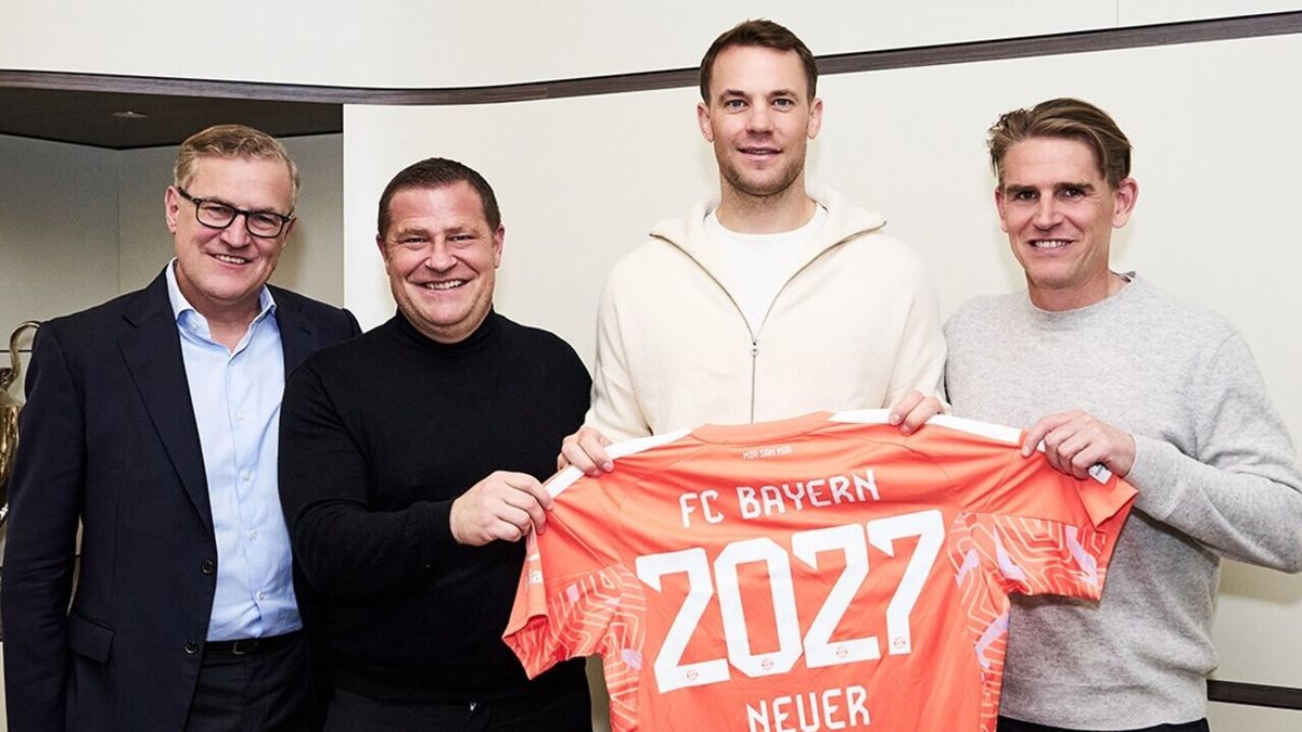 Bayern Múnich extiende contrato de Manuel Neuer hasta el 2027 Bayern Múnich extiende contrato de Manuel Neuer hasta el 2027