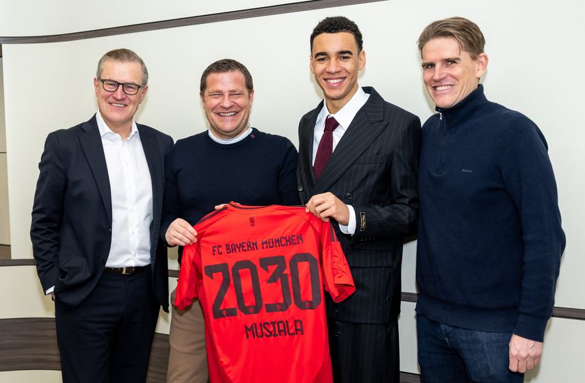 Jamal Musiala extiende su contrato con el Bayern Múnich