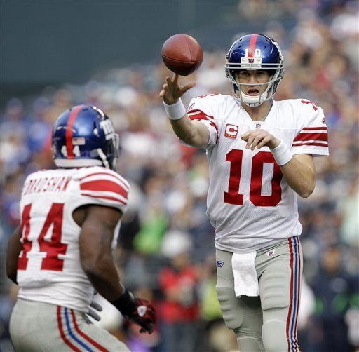 NFL: Giants vapulean a Seahawks; Manning conduce paliza