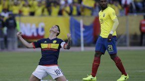 James y Colombia amansan a Ecuador en Quito