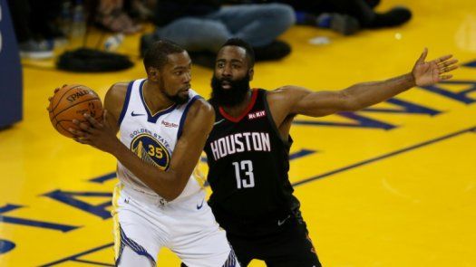 Durant sufre una distensión leve y se perderá la serie contra los Rockets