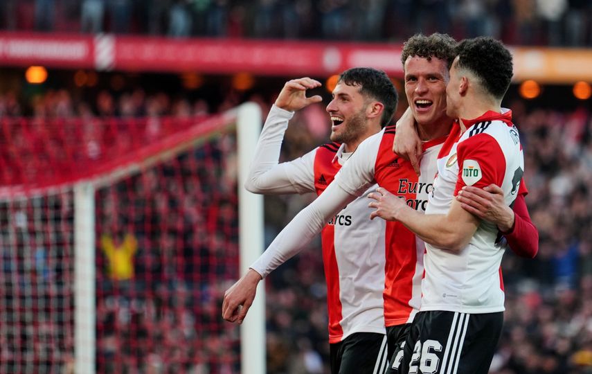 Feyenoord vence 1-0 a la Roma en los 4tos de Europa League