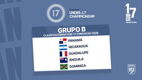 Premundial Sub-17: Panamá Sub-17 quedó ubicado en el grupo B