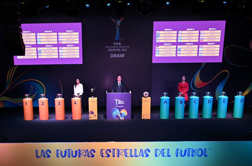 Mundial Femenino Sub-20: Listos los grupos para la competición en Colombia