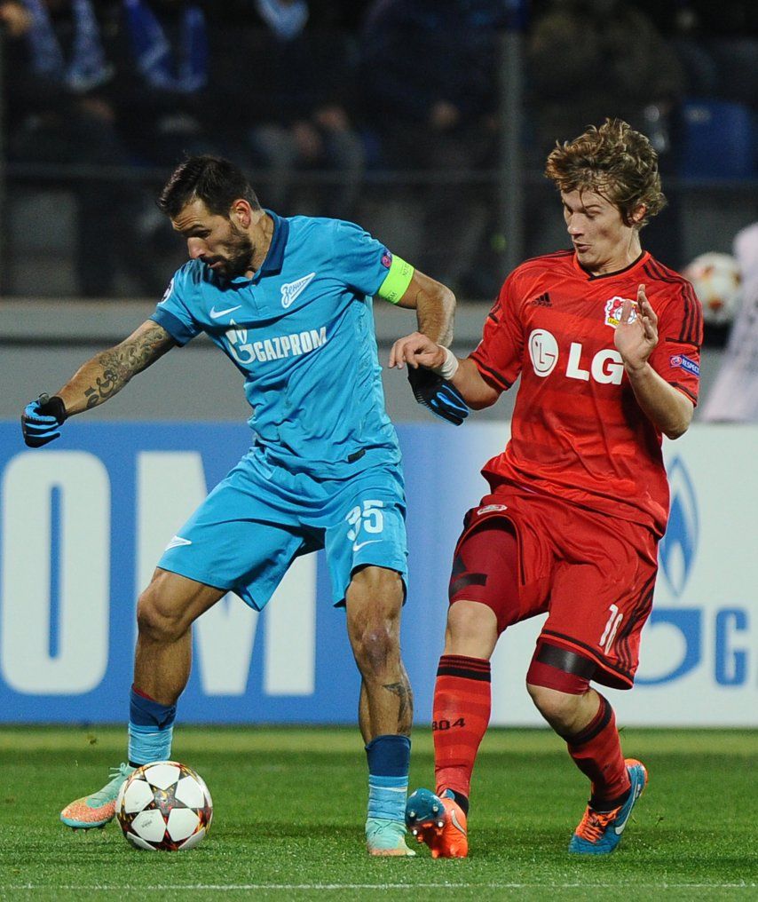 Bayer Leverkusen derrotó a Zenit San Petersburgo