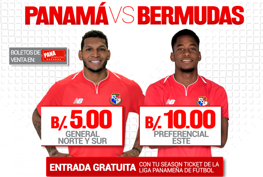 FEPAFUT anuncia venta de boletos para Panamá vs Bermudas