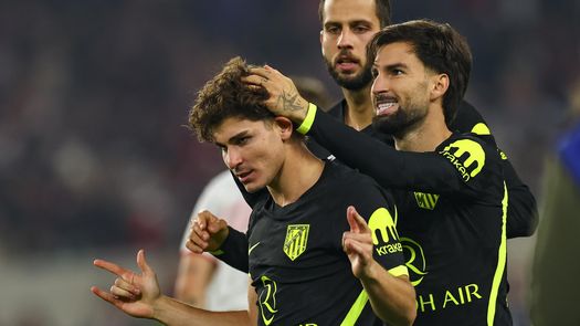 Champions League: Julián Álvarez rescató el empate del Atlético de Madrid ante Stuttgart
