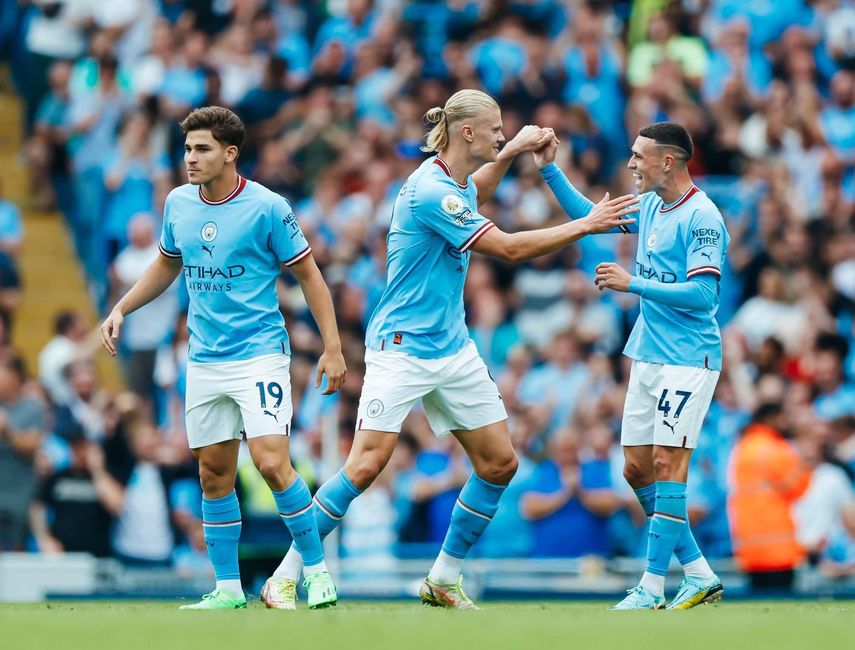 Manchester City golea al Nottingham Forest con triplete de Haaland