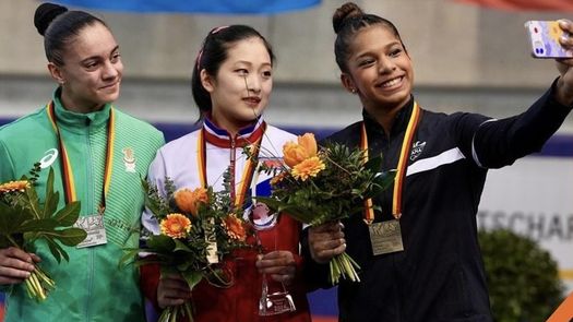 Karla Navas logra medalla de bronce en Mundial de Gimnasia en Cottbus, Alemania
