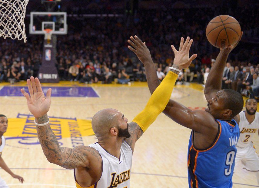 Sin Durant ni Westbrook, Thunder vence a Lakers