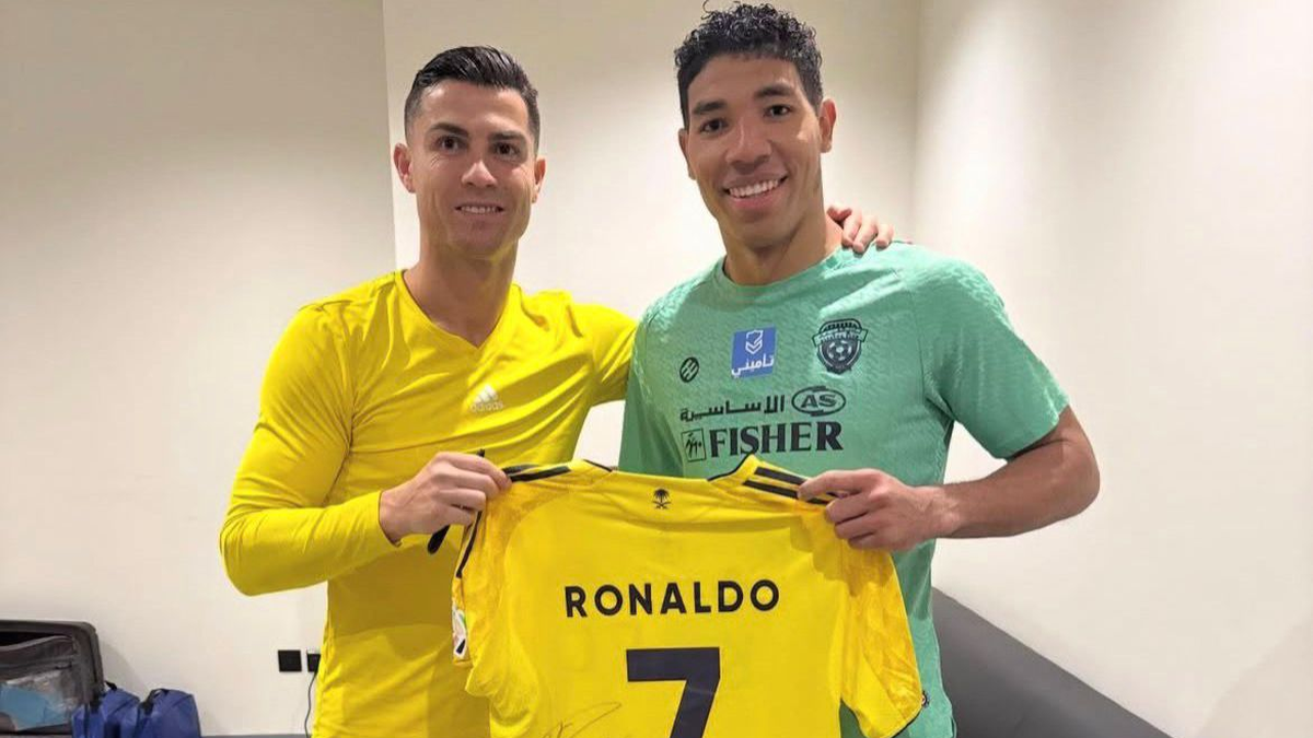 Orlando Mosquera comparte emotivo momento con Cristiano Ronaldo Orlando Mosquera comparte emotivo momento con Cristiano Ronaldo