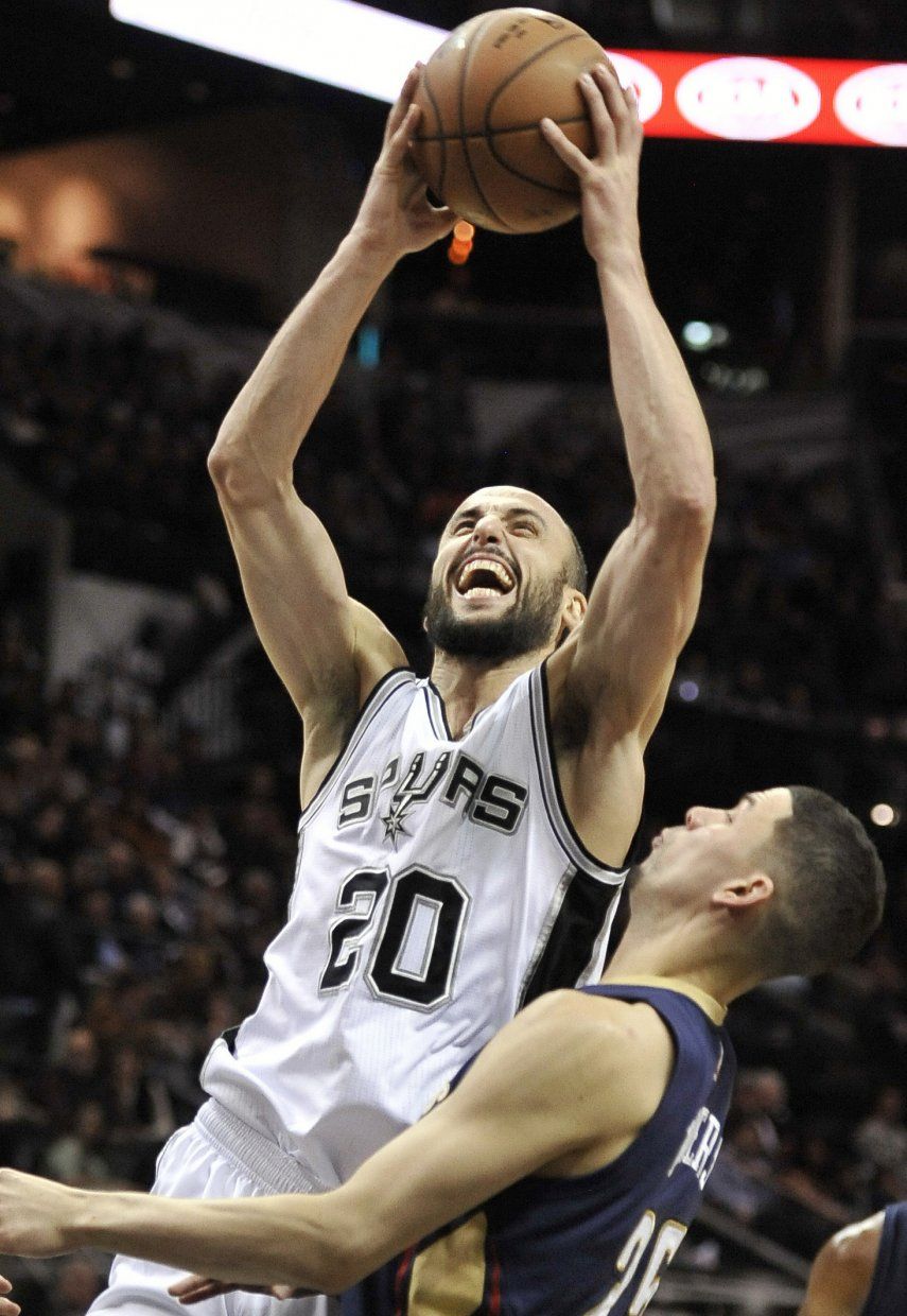 Ginóbili rescata a los Spurs en alargue ante Pelicans