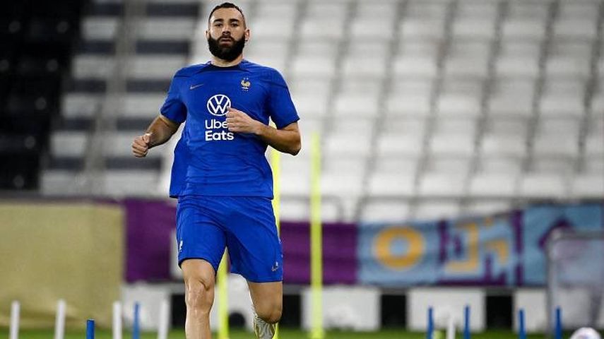 Qatar 2022: Benzema se lesiona en entrenamiento y está a la espera de pruebas médicas&nbsp;