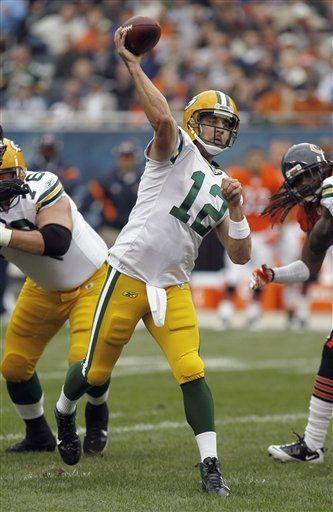 NFL: Packers 27, Bears 17; Rodgers lidera a Green Bay