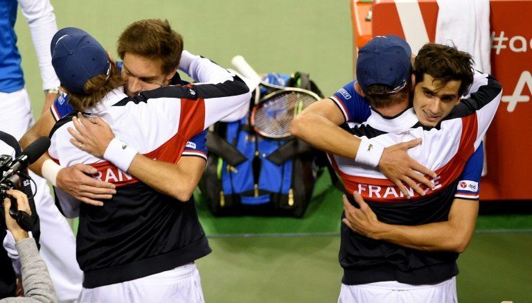 Francia, en cuartos de final de la Davis tras derrotar a Japón