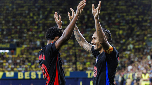 El FC Barcelona goleó al Villarreal en el Estadio de la Cerámica