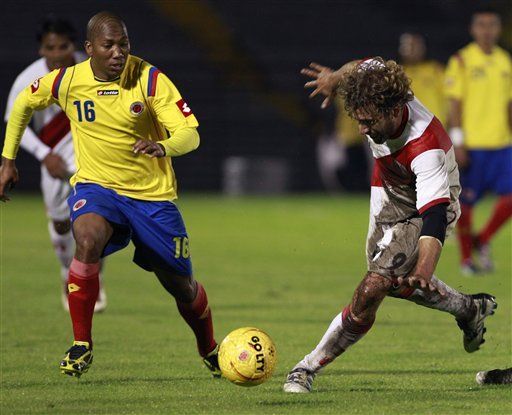 Colombia y Perú empatan 1-1 en juego discreto