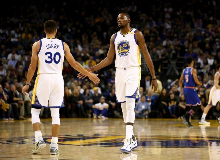 El astro Durant brilla en el triunfo de los Warriors sobre los Nets