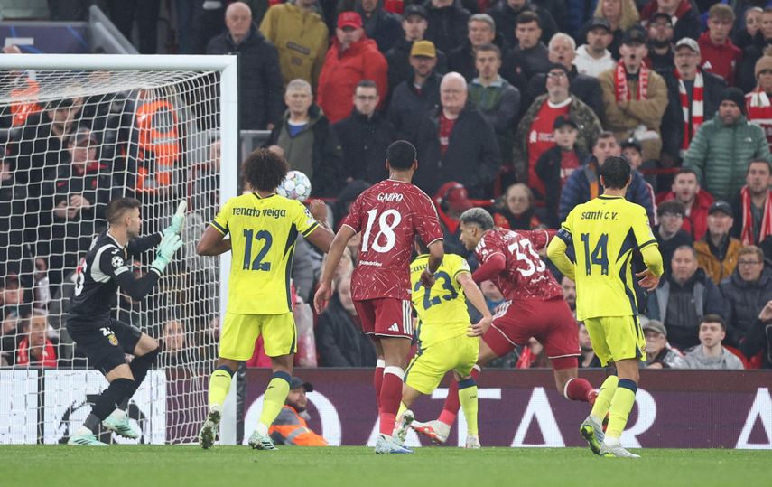 Champions League: Liverpool remontó frente al Villarreal en Anfield
