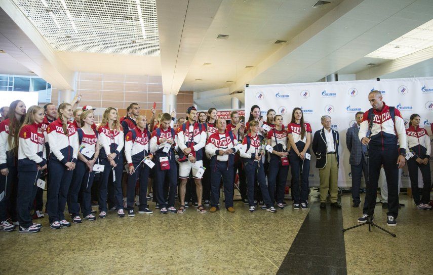 Delegación rusa mermada por veto por dopaje parte a Río 2016