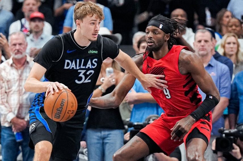 NBA: Cooper Flagg de los Mavericks se perdió su primer partido