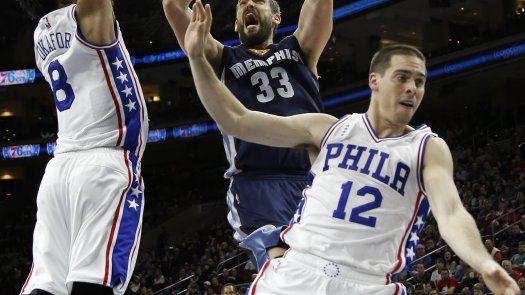 Marc Gasol anota 19 y Grizzlies doblegan a 76ers