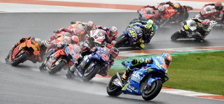 Se retoma el GP de Valencia de MotoGP tras la bandera roja