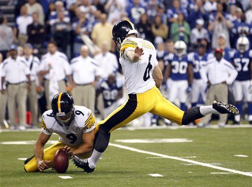 NFL: Steelers 23, Colts 20; Pittsburgh gana con gol de campo