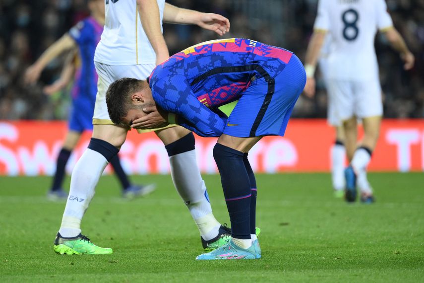 Europa League: El Barcelona empata ante el Napoli