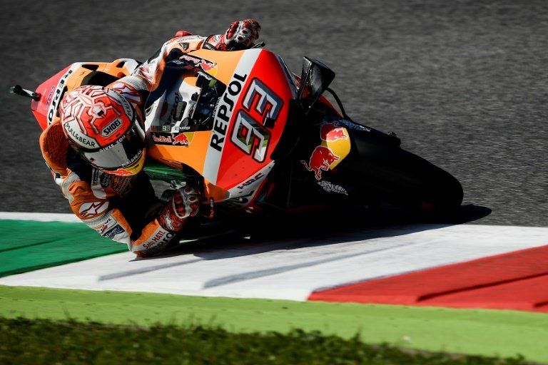 Márquez, en pole position en Mugello por delante del francés Quartararo