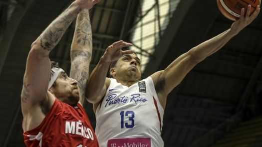 México vence 69-66 a Puerto Rico en la apertura de la Copa América de básquet