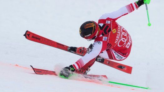 El esquiador Marcel Hirscher conquista el eslalon de Saalbach