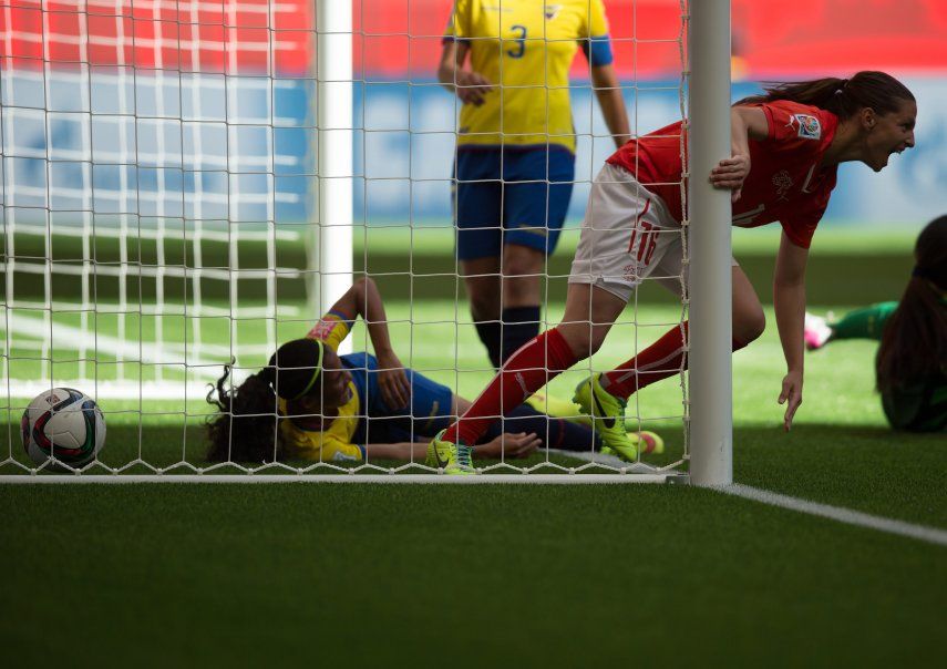Suiza humilla 10-1 a Ecuador en Mundial de mujeres