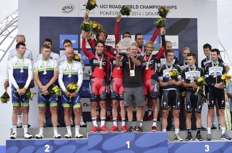 BMC abre el Mundial de ciclismo con título en contrarreloj por equipos