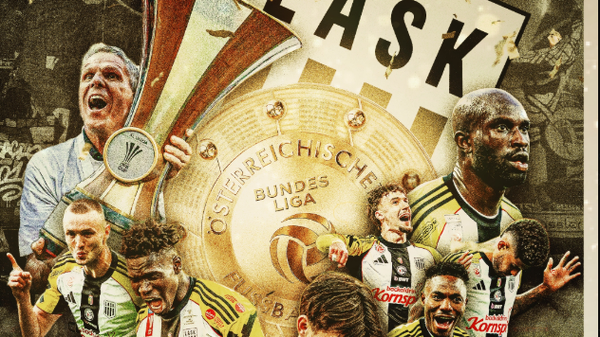 Andrés Andrade se corona campeón de liga con el LASK Linz en Austria