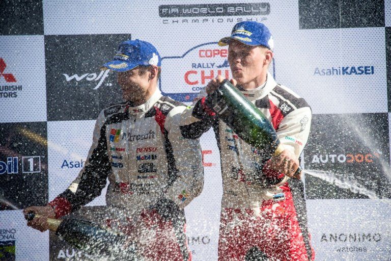 Estonio Tänak se lleva el Rally de Chile y Ogier asume liderato del WRC