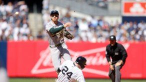 MLB: Yankees caen ante Atléticos de Oakland en jornada de lunes