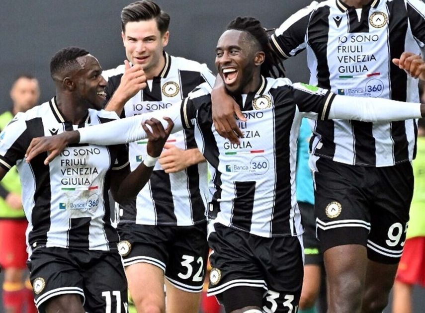 Serie A: Udinese gana al Lecce y se coloca provisionalmente como segundo