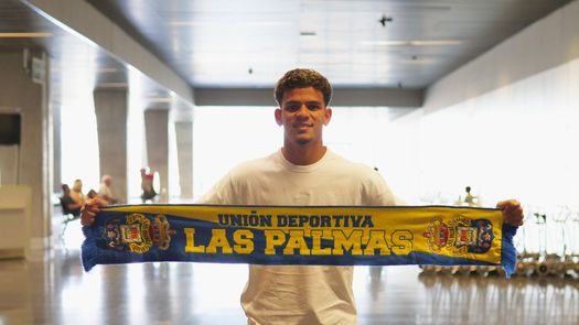 Edward Cedeño llega a España y le manda un mensaje a la afición de Las Palmas