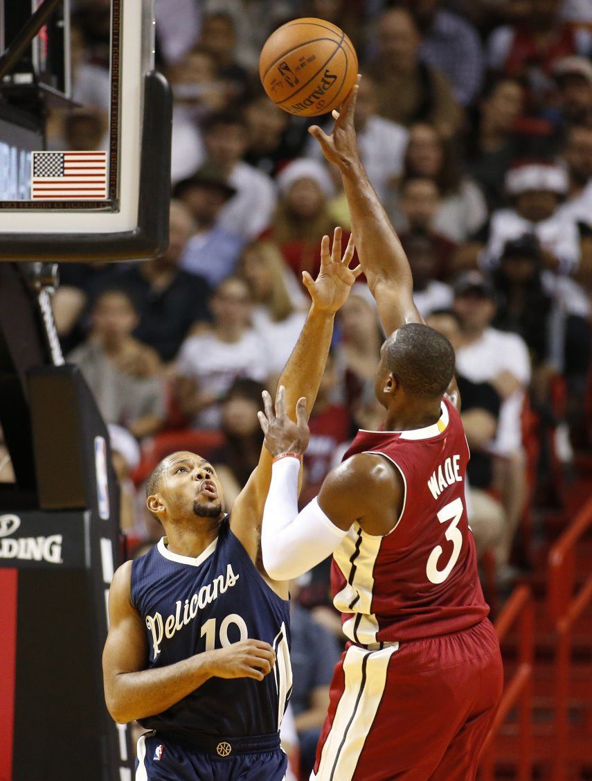Bosh y Wade guían triunfo del Heat sobre Pelicans