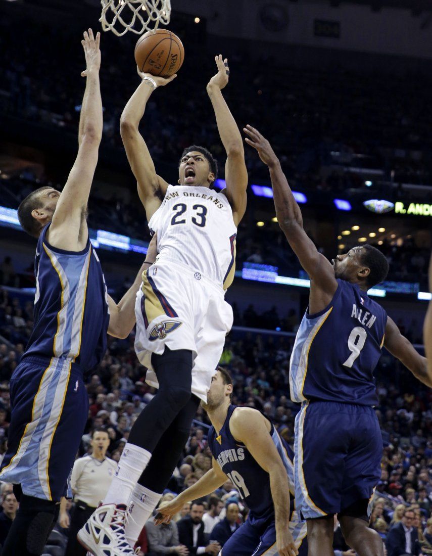 Davis comanda victoria de Pelicans ante Grizzlies