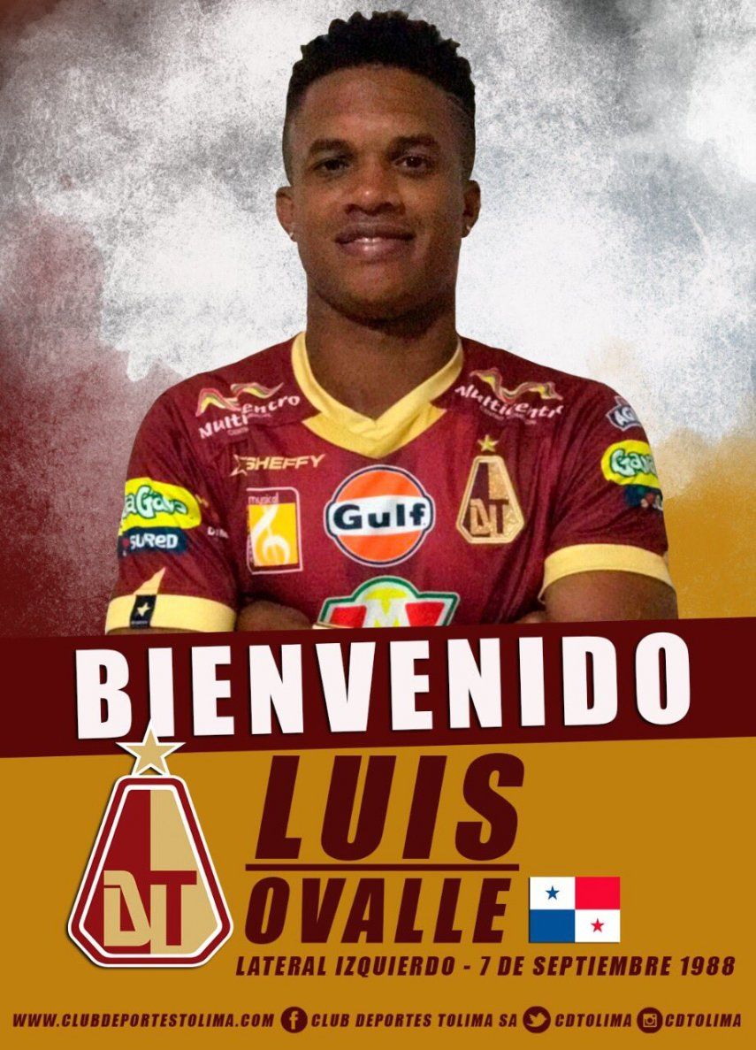 Defensa Luis Ovalle es oficialmente nuevo jugador del Tolima