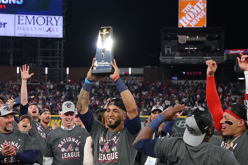 Bravos vencen a los Dodgers y avanzan a la Serie Mundial