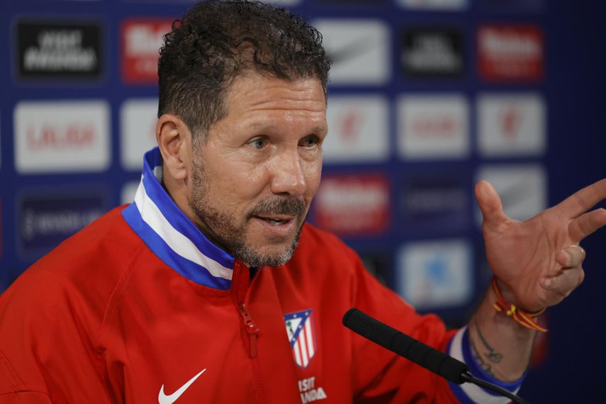 Diego Simeone admite que está acostumbrado a las quejas del FC Barcelona