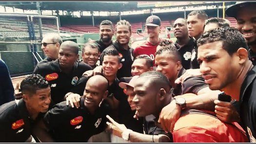 El Fenway Park fue visitado por la selección de Panamá